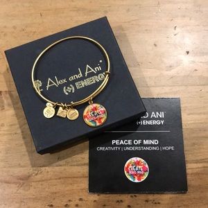 Alex and Ani - Peace of Mind Gold Finish Bangle